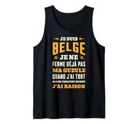 Je Suis Belge Idée-cadeau Humour Belgique Débardeur