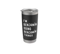 Je Suis Benjamín Qui Fait Des Choses à Benjamín Gobelet isotherme en acier inoxydable double paroi