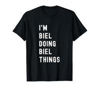 Je suis Biel Qui Fait des Choses à Biel T-Shirt Graphique avec Valeur