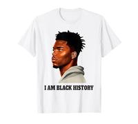 Je suis Black History Black Man Afro-American Black History T-Shirt