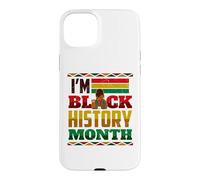 Je suis Black History Month Melanin Girl Magic Juneteenth Women Coque pour iPhone 15 Plus
