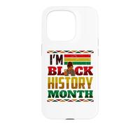Je suis Black History Month Melanin Girl Magic Juneteenth Women Coque pour iPhone 15 Pro