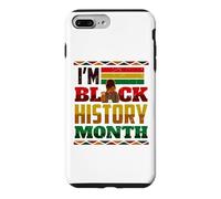 Je suis Black History Month Melanin Girl Magic Juneteenth Women Coque pour iPhone 7 Plus/8 Plus
