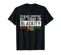 Je suis Blackity Black Juneteenth Vintage African American Power T-Shirt