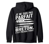 Je suis Breton Humour Cadeau Original Anniversaire Bretagne Sweat à Capuche