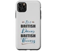 Je suis Britannique et Je Fais des Choses Britanniques. J'aime Le Royaume-Uni Coque pour iPhone 11 Pro Max