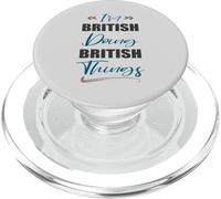 Je suis Britannique et Je Fais des Choses Britanniques. J'aime Le Royaume-Uni PopSockets PopGrip pour MagSafe