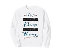 Je suis burkinabé et Je Fais des Choses burkinabées. Amoureux du Burkina Faso Sweatshirt
