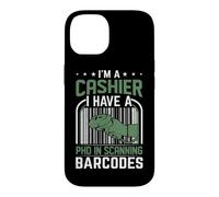 Je suis caissier, J'Ai Un doctorat en numérisation des Codes-Barres Coque pour iPhone 14