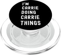 Je suis Carrie Qui Fait des Choses à Carrie PopSockets PopGrip pour MagSafe