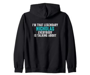 Je suis ce Nicholas légendaire Dont Tout Le Monde Parle Sweat à Capuche