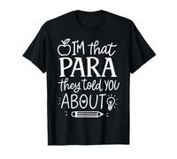 Je suis ce paraprofessionnel qu'ils Vous Ont parlé de Retro Teacher T-Shirt