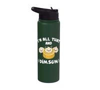 Je suis ce plat chinois amusant à base de Dim Sum Stainless Steel Insulated Water Bottle