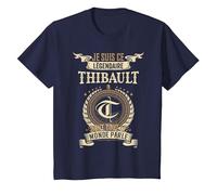 Je suis Ce Thibault Légendaire Dont Tout Le Monde Parle T-Shirt, Enfant, Bleu Marine, 3 Ans