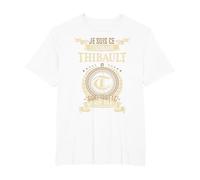 Je suis Ce Thibault Légendaire Dont Tout Le Monde Parle T-Shirt, Homme Grandes Tailles, Blanc, 4X Tall