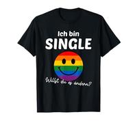 Je suis célibataire, tu Veux Le Changer ? Rainbow Pride LGBTQ T-Shirt