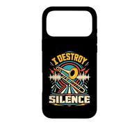 Je suis celui Qui détruit Le Silence avec Mon Trombone Bruyant Coque pour iPhone 17 Pro Max