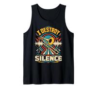 Je suis celui Qui détruit Le Silence avec Mon Trombone Bruyant Débardeur