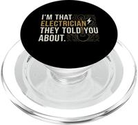 Je suis cet électricien, Ils Vous Ont parlé de l'art textuel Vintage PopSockets PopGrip pour MagSafe