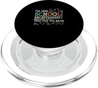 Je suis Cette réceptionniste Scolaire Dont Ils Vous Ont parlé de Funny PopSockets PopGrip pour MagSafe