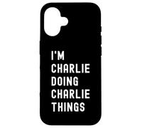 Je suis Charlie Qui Fait des Choses à Charlie Coque pour iPhone 16