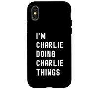 Je suis Charlie Qui Fait des Choses à Charlie Coque pour iPhone X/XS