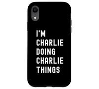 Je suis Charlie Qui Fait des Choses à Charlie Coque pour iPhone XR