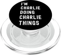 Je suis Charlie Qui Fait des Choses à Charlie PopSockets PopGrip pour MagSafe