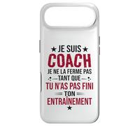 Je suis Coach Je ne la Ferme Pas Tant Que tu n’as Pas Fini Coque pour iPhone Air