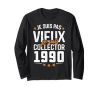 Je suis Collector - Cadeau Anniversaire 35 ans nés en 1990 Manche Longue