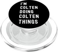 Je suis Colten Qui Fait des Choses à Colten PopSockets PopGrip pour MagSafe