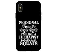 Je suis comme Un thérapeute mais avec Plus de Squats Personal Trainer Coque pour iPhone X/XS