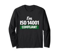 Je suis Conforme à la Norme ISO 14001 - Idée Cadeau de Gestion environnementale Manche Longue