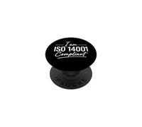 Je suis Conforme à la Norme ISO 14001 - Idée Cadeau de Gestion environnementale PopSockets PopGrip Adhésif