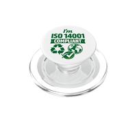 Je suis Conforme à la Norme ISO 14001 - Idée Cadeau de Gestion environnementale PopSockets PopGrip pour MagSafe