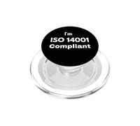 Je suis Conforme à la Norme ISO 14001 - Idée Cadeau de Gestion environnementale PopSockets PopGrip pour MagSafe