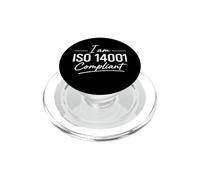 Je suis Conforme à la Norme ISO 14001 - Idée Cadeau de Gestion environnementale PopSockets PopGrip pour MagSafe