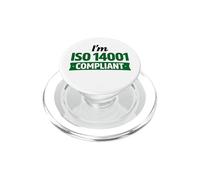 Je suis Conforme à la Norme ISO 14001 - Idée Cadeau de Gestion environnementale PopSockets PopGrip pour MagSafe