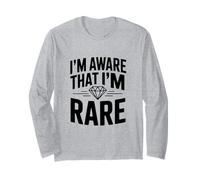 Je suis conscient Que Je suis Une Affirmation de soi Unique et Rare Manche Longue