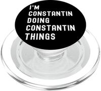 Je suis Constantin Qui Fait des Choses à Constantin PopSockets PopGrip pour MagSafe
