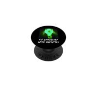 Je suis contaminé par Les radiations | Funny Internet Cat Gen-Z PopSockets PopGrip Adhésif