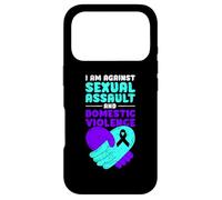 Je suis Contre l'agression Sexuelle et la Violence Coque pour iPhone 17 Pro