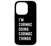 Je suis Cormac Qui Fait des Choses à Cormac Coque pour iPhone 14 Pro