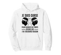 Je suis Corse Humour Corsica Tête De Maure Cadeau Sweat à Capuche
