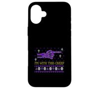 Je suis d'accord avec ce crétin (Graphique Amusant d'halloween) Coque pour iPhone 16 Plus