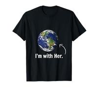 Je suis d'accord avec Elle, Sauve la planète Terre, protège Le Monde T-Shirt