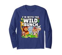 Je suis d'accord avec Le Wild Bunch Zoo Animals Safari Party Manche Longue