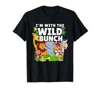 Je suis d'accord avec Le Wild Bunch Zoo Animals Safari Party T-Shirt