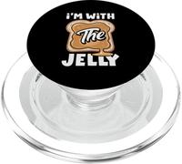 Je suis d'accord avec The Jelly Peanut Butter Couple Friend Matching PopSockets PopGrip pour MagSafe