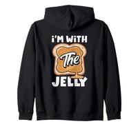 Je suis d'accord avec The Jelly Peanut Butter Couple Friend Matching Sweat à Capuche